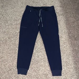 Figs navy jogger scrub pants